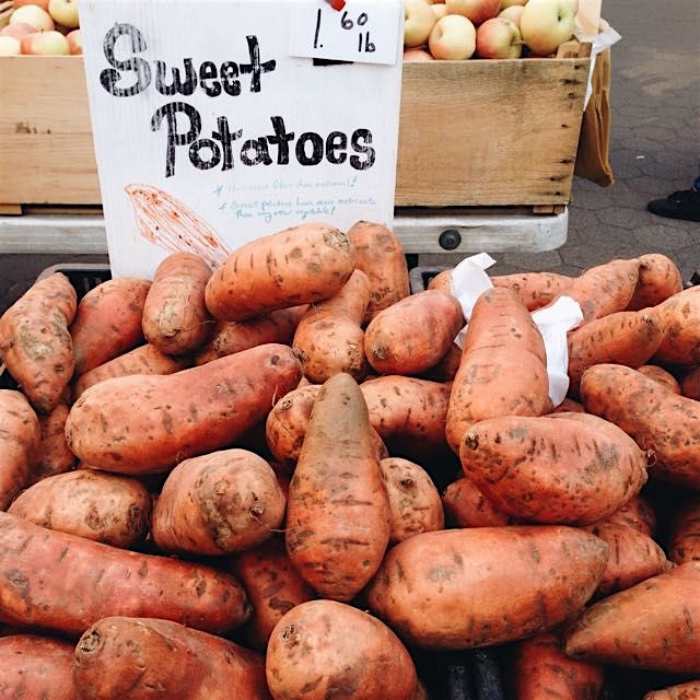 South Jersey sweet potatoes! #whatsinyourfood