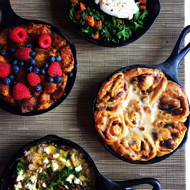 Photoshoot playing around with mini cast iron pans 