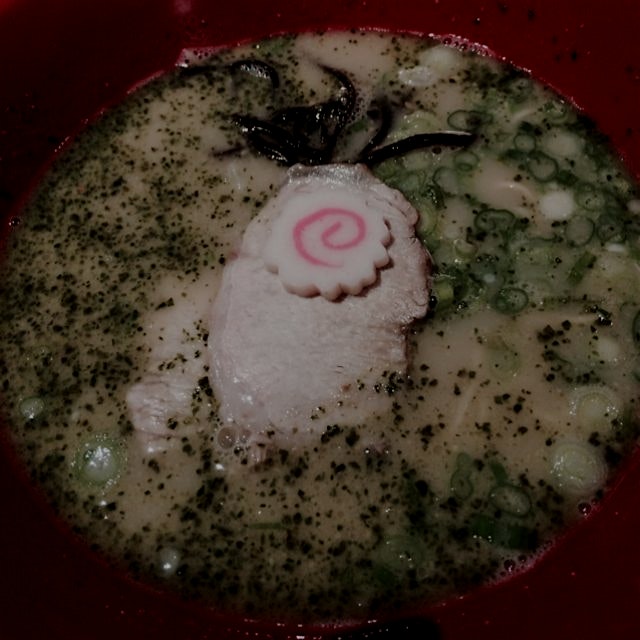 Mildly disappointed by my mild mint special #ramen at #Ippudo It was really pretty though