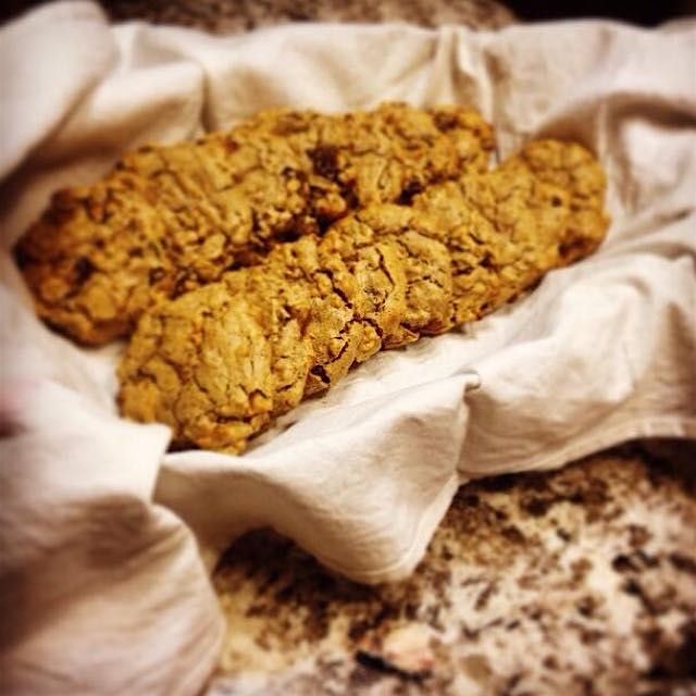Vegan chocolate cranberry cookies