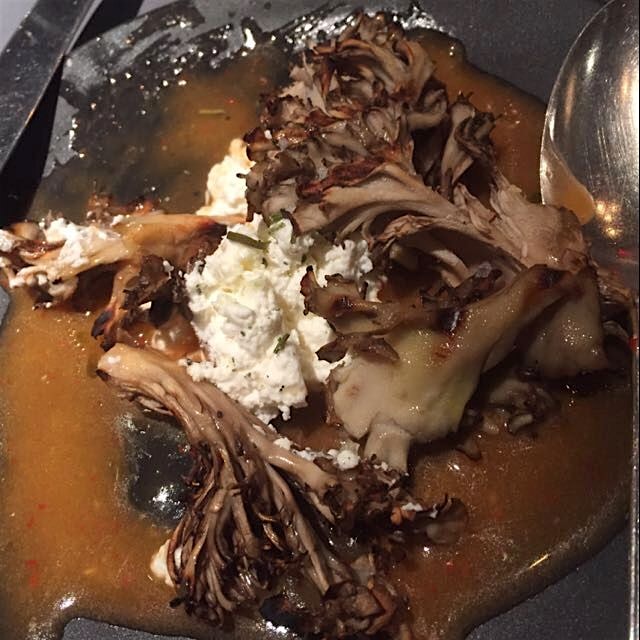 My favorite treat when in NYC -- maitake power!