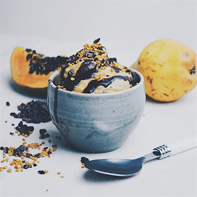 Mango coconut maca icecream 💛 recipe soon on my website