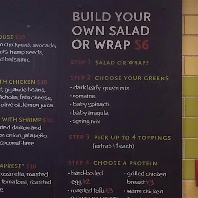 Most affordable salad bar in the area just happens to be at whole foods!