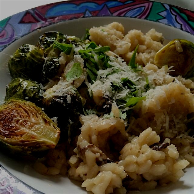 Risotto and roast veg make great leftovers.