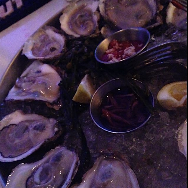 Happy hour oysters to kick off the holiday weekend at barn joo