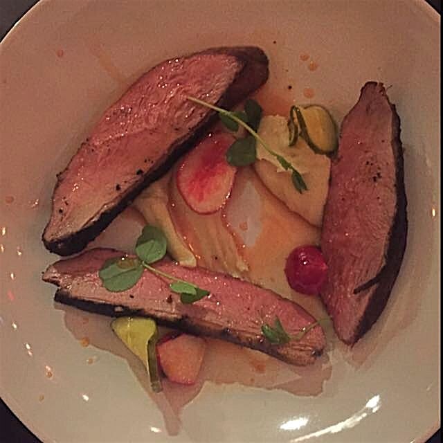 The duck was delicious. 