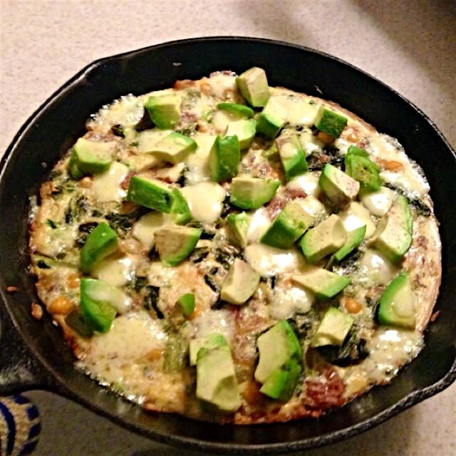 Dinner frittata. Get in muh belly.