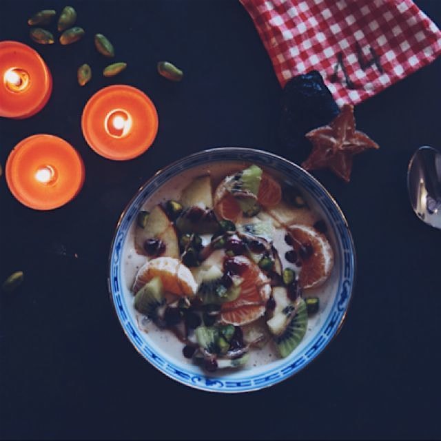 this was some delicious banana icecreamI had for brekkie yesterday morning🍨👌