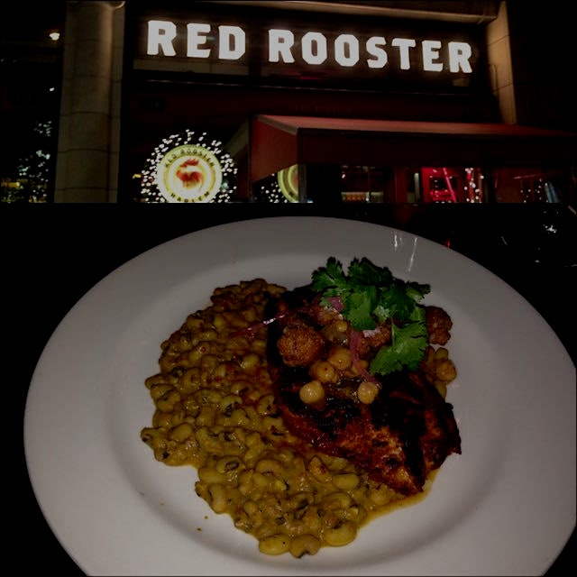 Finally made it up to Red Rooster for some delicious blackened catfish over curried black eyed pe...