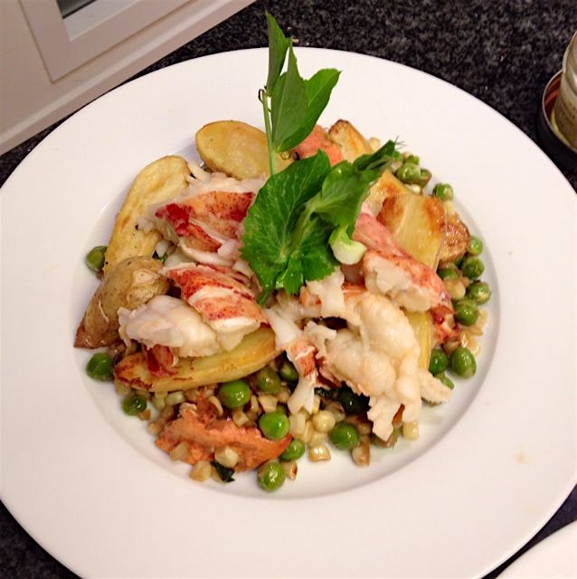 the fruits of his labor. #memorialday #lobster