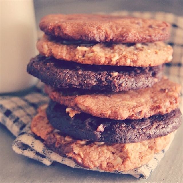 #Paleo cookies with a glass of almond milk is the best treat after a long day.