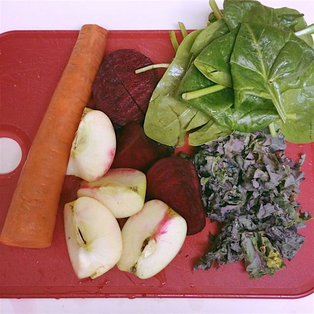 Making my first juice ever!!!!! I love fresh local veggies. #healthyandhappyme