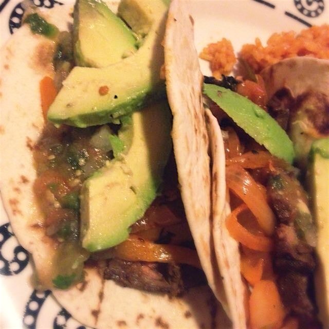 Steak fajitas by @MrsXtina 
