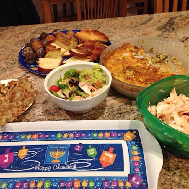 Happy Hanukkah party leftovers