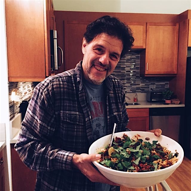 This is my dad, an Italian guy from NJ, now living as a vegan in LA. Christmas Eve used to be 7 f...