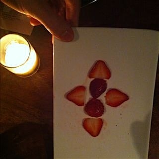 The simple things. #purefoodandwine #dessert #classy