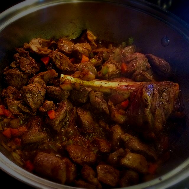 Cooking up some fresh lamb for Christmas :) #yum #christmas #lamb #realcook #homecooking #bombche...
