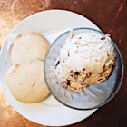 Minced pie ice cream with shortbread cookies 🎄🎅🎄