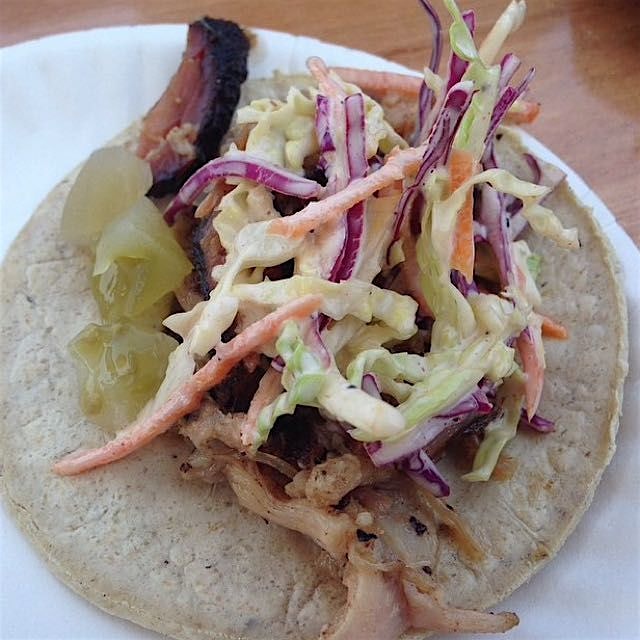 NC // Seven Springs:  Pork Belly Taco + Cabbage at @CheshirePork #regram from @cheshirepork