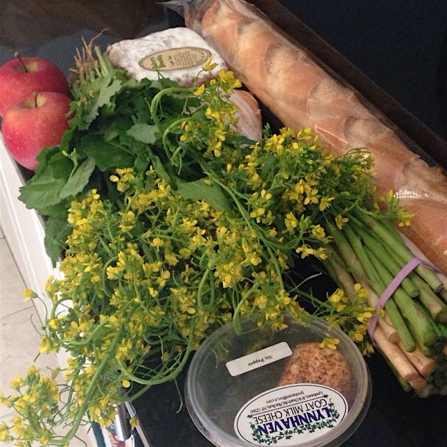 A good haul from the grand army farmer's market