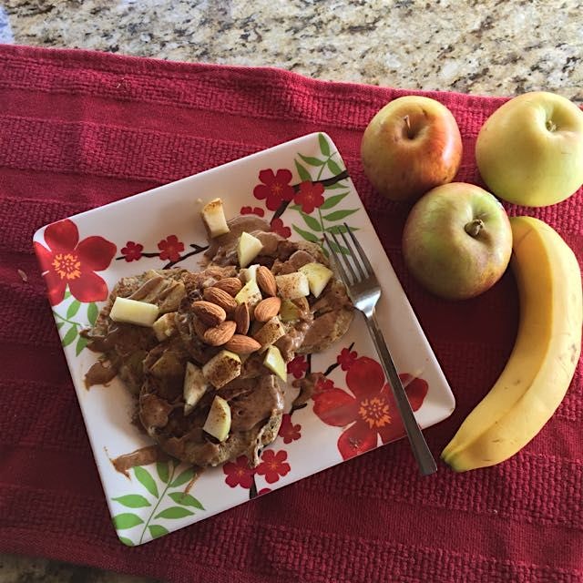 My favorite 2 ingredient gluten free banana pancakes:
2 organic eggs mixed in with one 1 mashed b...