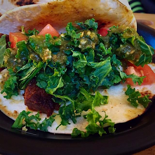 There's always a breakfast burrito (taco, really) to make with leftovers! 