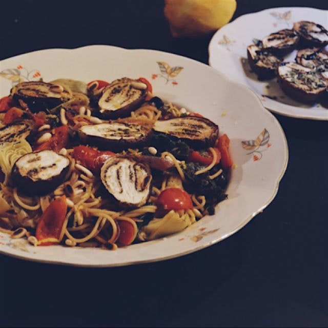 the delicious spaghetti I prepared a few days ago👌