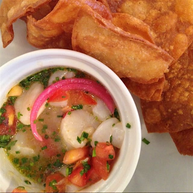 The daily ceviche special at 167 Raw in Charleston! Nantucket Bay scallops, only in season for a ...