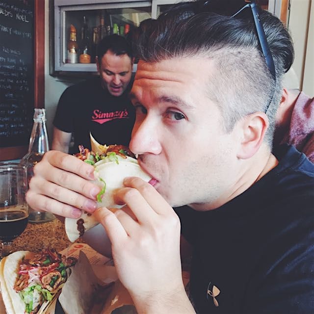 We rode our bikes 13 miles for fish tacos #dedication #foodpeeps