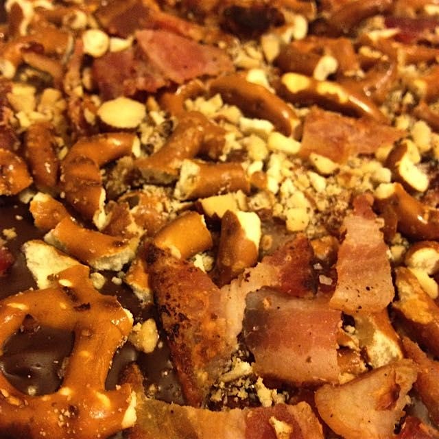 Bacon bark for dessert!