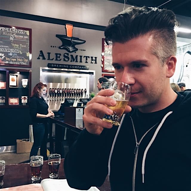 The "Horny Devil": a 10% Belgian strong pale ale brewed in San Diego, CA. Hints of coriander and ...