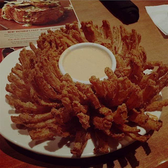 The famous "Bloomin' Onion" from the Outback Steakhouse!