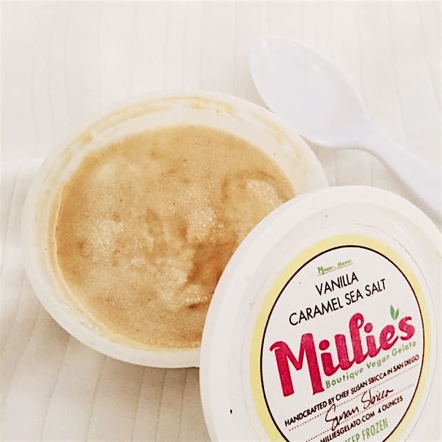 Nothing says happy new year quite like vegan gelato in bed 🎉🎉🎉🎉