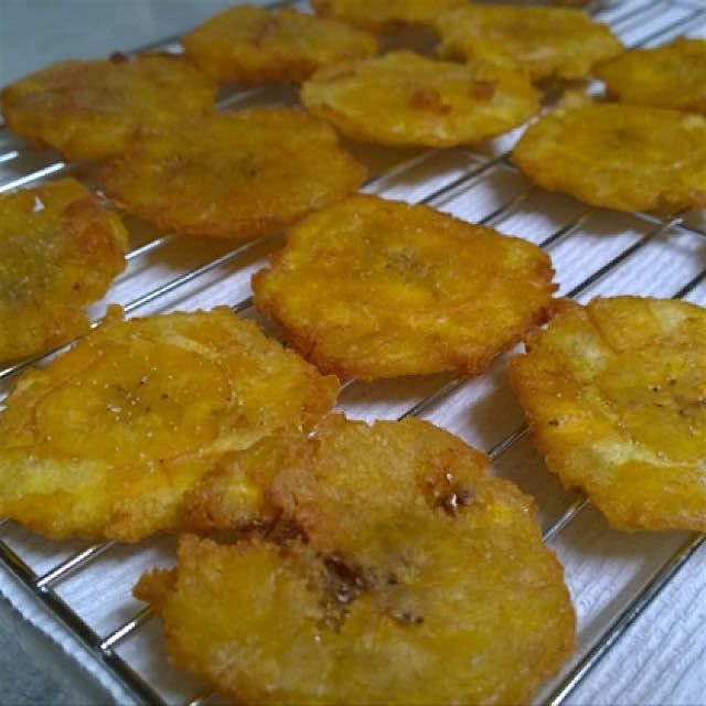 Tried #tostones with a #tostonera! Thanks Eric's mom! #cuban #homemade #awesomesauce #foodporn