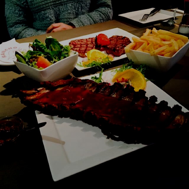 Amsterdam is full of great Argentinian restaurants. Portions are very large, pictured spare ribs ...