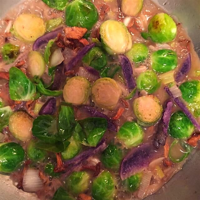 An experiment - post holiday fridge foraging! 