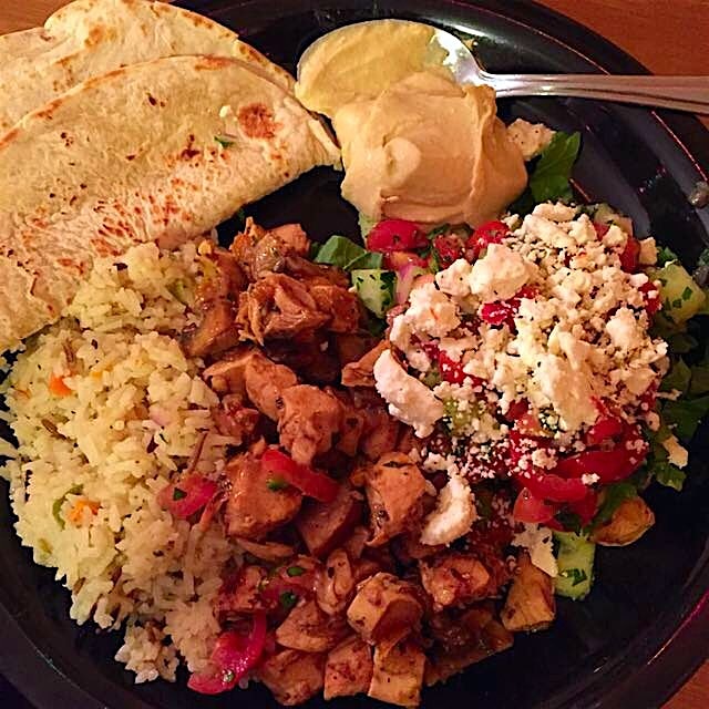 Delicious Mediterranean platter, made with love! 