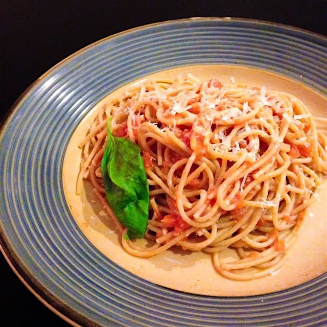 Spaghetti a la Scarpetta.