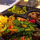 colorful lunch while I work today :)