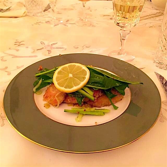 Schnitzel and grüner 