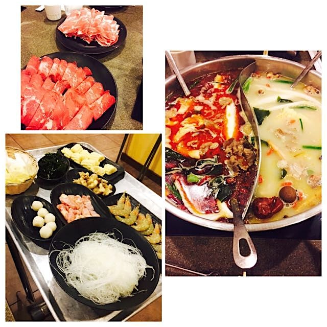 Hot pot dinner the other night! So delicious 