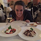 My beautiful date. My beautiful plate. 