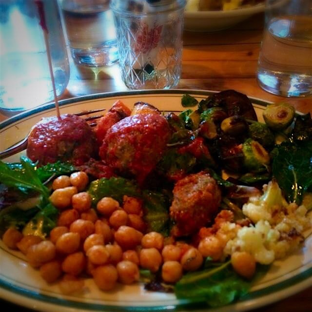 For all you paleo people.. The meatball shop is NO joke 😻😻