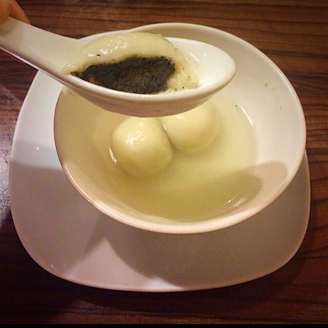 It's a little early - but hooray for tangyuan! Hard to photograph though.