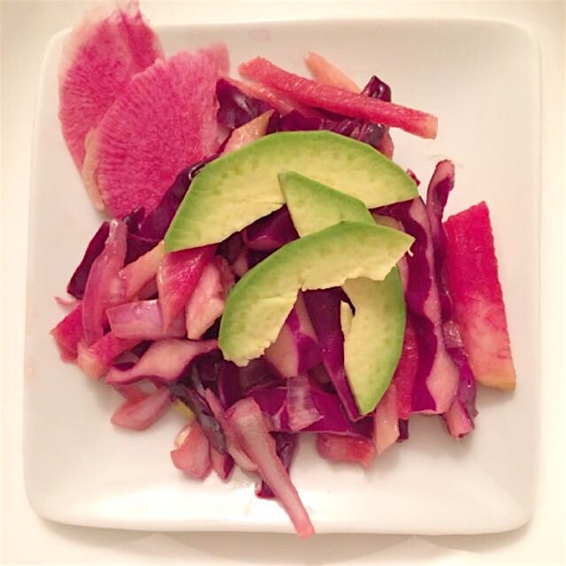 #quinciple purple salad