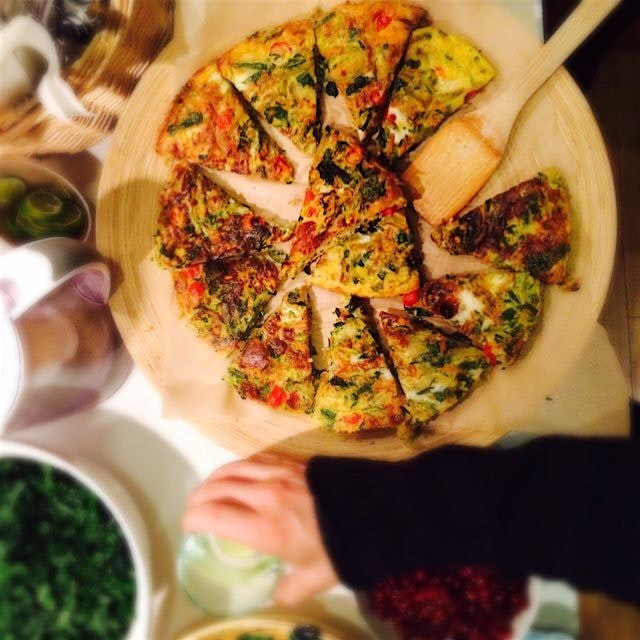 Breakfast for dinner at the United Purpose dinner with new friends and old @ggauthereau featuring...