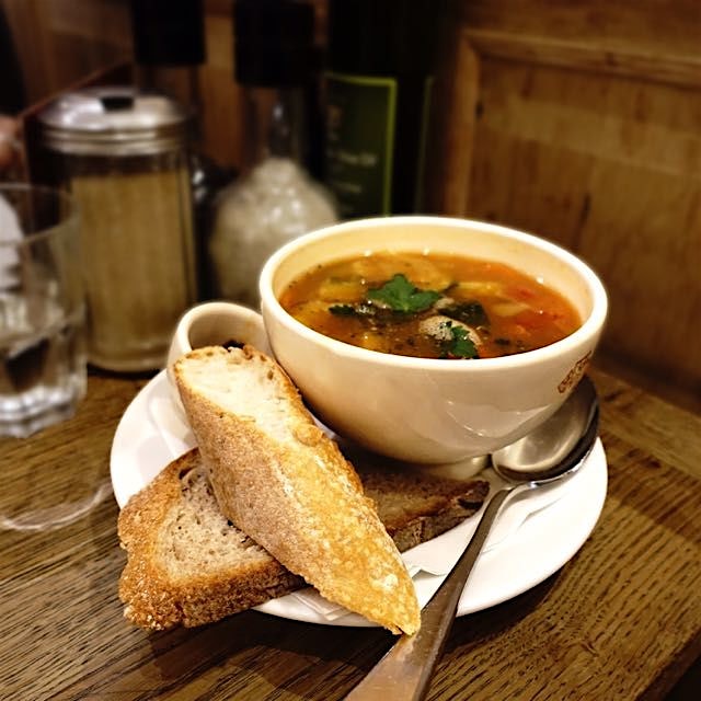 This veggetables pot-au-feu with quinoa inside was delicious! 