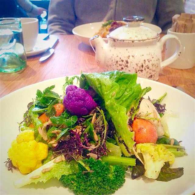 First time at The little beet and love it. Enjoyed the seasonal market salad: so colorful and del...