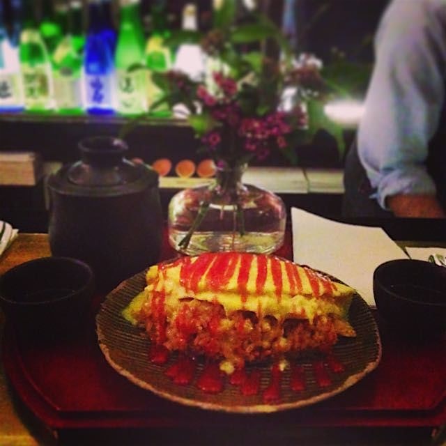 This Japanese coffee and sake bar makes a delightful space to converse. We paired our hot sake wi...