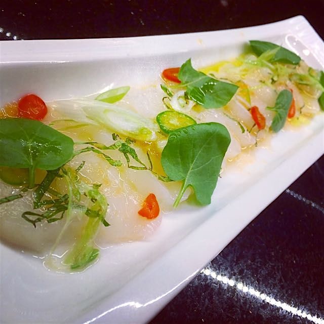 Scallop crudo 
